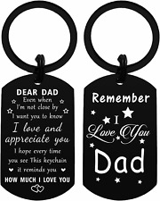 Dad Fathers Day Keychain for Dad - Remember I Love You Dad Gifts, Meaningful Dad picture