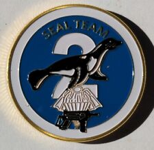 US Navy Seal Team Two Challenge Coin with Case #277 picture