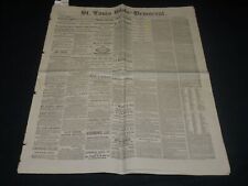 1876 AUGUST 6 ST. LOUIS GLOBE DEMOCRAT NEWSPAPER - BASEBALL - VINEYARD - NP 4828 picture