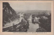 Rosendale from Railroad R.R. Bridge, New York  Postcard picture