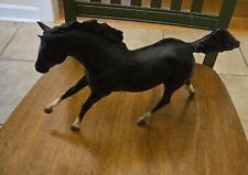 Vintage Breyer Traditional  Horse #89 Running Black Beauty Four Stocking picture