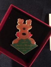 Hallmark Ornament Collection CLuB Pin Moose Holiday Brooch Pin picture