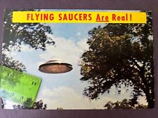 FLYING SAUCERS ARE REAL Modern Times UFO Photo Vintage 1950s Alien Top Secret picture