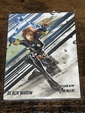 2022 Fleer Ultra Marvel Avengers #8 Black Widow Base Card picture