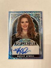 2024 Leaf Pop Century Hayley Atwell Blue Shimmer Auto # /10 - Marvel picture