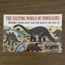 1964-65 New York World's Fair The Exciting World of Dinosaurs Book Sinclair Oil picture