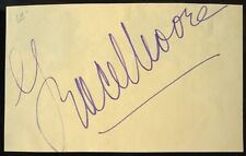 Grace Moore d1947 signed autograph 3x5 Cut American Operatic Soprano Actress picture