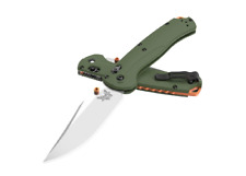 BENCHMADE KNIVES USA 15536 HUNT TAGGEDOUT KNIFE OD GREEN ORANGE G10 FOLDER picture