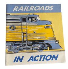 Vintage RAILROADS IN ACTION Booklet 1967 picture
