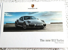 Porsche Book Car Collectible The New 911 Turbo 2015 2016 picture