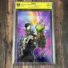 Venom #7 CBCS 9.8 Signed by Clayton Crain & Donny Cates picture
