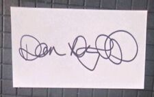 Dan Aykroyd Ghostbusters signed card picture