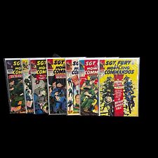 SGT. Fury And His Howling Commandos Comic Lot of 7 Silver Age Marvel 1965-1974 picture
