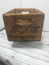 MOXIE Antique Wood Box Crate for 2 Dozen Moxie 7oz bottles  picture