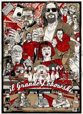 The Big Lebowski Sticker Movie Poster in Spanish Espanol 4 inch  picture