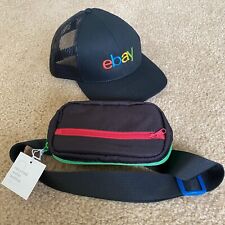 Ebay Open 2023 Swag Adjustable Hat and Zipped Pouch Fanny Pack NWT picture