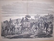 1864 Leslie's Weekly Centerfold - Invasion of Maryland - Rebels drive off Cattle picture