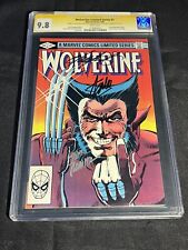 CGC 9.8 WOLVERINE LIMITED SERIES #1 SIGNED BY STAN LEE, JOHN ROMITA & CLAREMONT picture