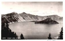 Vtg RPPC (EKC) Aerial View Crater Lake, OR Unposted picture
