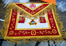 MASONIC ROYAL ARCH GRAND HIGH PRIEST APRON HAND EMBROIDERED BEST QUALITY picture