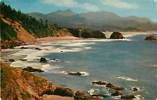 Artist Ipha Husbands color photo, Kodachrome, California Beach Postcard picture