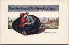 Vintage 1910 P. GORDON Comic Greetings Postcard 