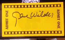 Gene Wilder signed Golden ticket Autograph Authentic  picture