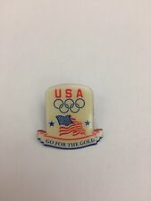 Vintage USA Go for the Gold Lapel Pin picture