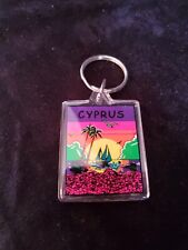 Vintage Cyprus Rare Keychain/ Keychain Ring. Souvenir. Travel. Collectable.  picture
