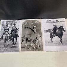 Vintage 1970s Cowgirls And Horses (3) 6x10 Glossy Photo Prints picture