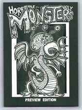 2014 Monster Tales Preview Edition Six Eyed People Eater Card #2 picture