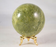 56MM SERPENTINE SPHERE - PERU - Gold Nickel Stand Included picture