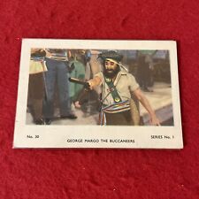1958 Snap Products LTD “ATV Stars” GEORGE MARGO Movie/TV Card #30 G Condition picture
