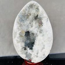 Natural Beautiful Blue Celestite Crystal Geode Cave Mineral Specimen Aura 4.73LB picture
