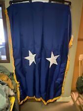INDIVIDUAL REAR ADMIRAL Flag W/FRINGE ELIGIBLE FOR COMMAND AT SEA-New-GI Issue picture