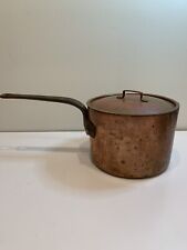 Antique LARGE Copper Cooking Pot, D. H. & M. Co. 43 & 45 Wooster St., New York picture
