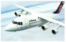 Lufthansa Cityliner Avro RJ85 Airplane Postcard picture