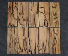 10 Pcs of Spalted Maple (3/8x2x5) Knife Scales Thin Wood Woodworking picture