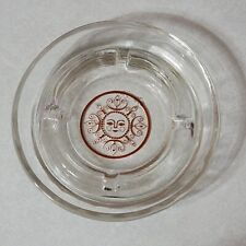 Vintage Clear Glass Ashtray 70's ABT 5