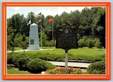 Cherokee Indian Memorial, New Echota State Historic Site, Calhoun GA Postcard picture