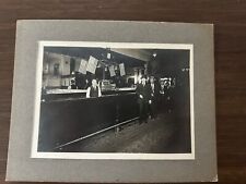 1930s Bar US Flag whiskey old crow quaker maid rye mounted photo occupational picture