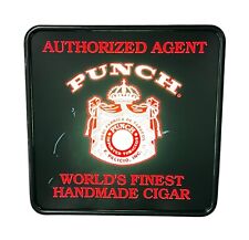 Authorized Agent Punch Cigar Back Lit Light Sign - Rare picture