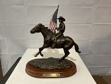 Montana Silversmiths Sculpture Paul Cameron Smith, God Bless America #A0942 picture