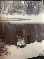 Winter Fishing, 1906 Vintage Silver Print Silver Print 8x11 Cir picture