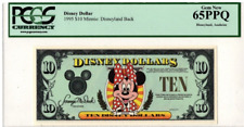 Scarce 1995 Proof $10 Disney Dollars, Almost Impossible to find PMG Gem 65 PPQ picture