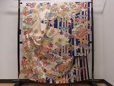 Kimono Furisode  1 Luxury Long-Sleeved  Piece Embroidery Pine Bark Auspicious Fl picture