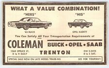 1965 COLEMAN BUICK OPEL SAAB TRENTON NJ Vintage 4