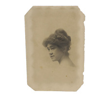Victorian Era Woman Lady Photograph Portrait Black and White Antique picture