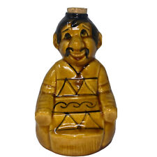 VINTAGE MEXICAN TEQUILA CERAMIC DECANTER MAN Cork  STOPPER picture