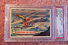 1957 TOPPS TARGET MOON # 82 HURRICANE ON JUPITER PSA 8 NM-MINT SPACE AGE NEAT picture